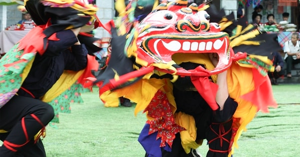 Độc đáo màn múa Sư tử mèo