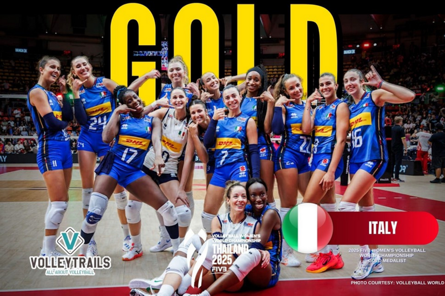 Đội tuyển Italy xứng danh ngôi "vương hậu” bóng chuyền nữ thế giới