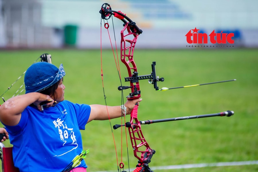 Sôi nổi bộ môn bắn cung tại giải Thể thao người khuyết tật toàn quốc 2025