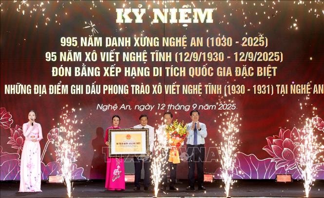 Lễ kỷ niệm 995 năm danh xưng Nghệ An, 95 năm Xô Viết Nghệ Tĩnh