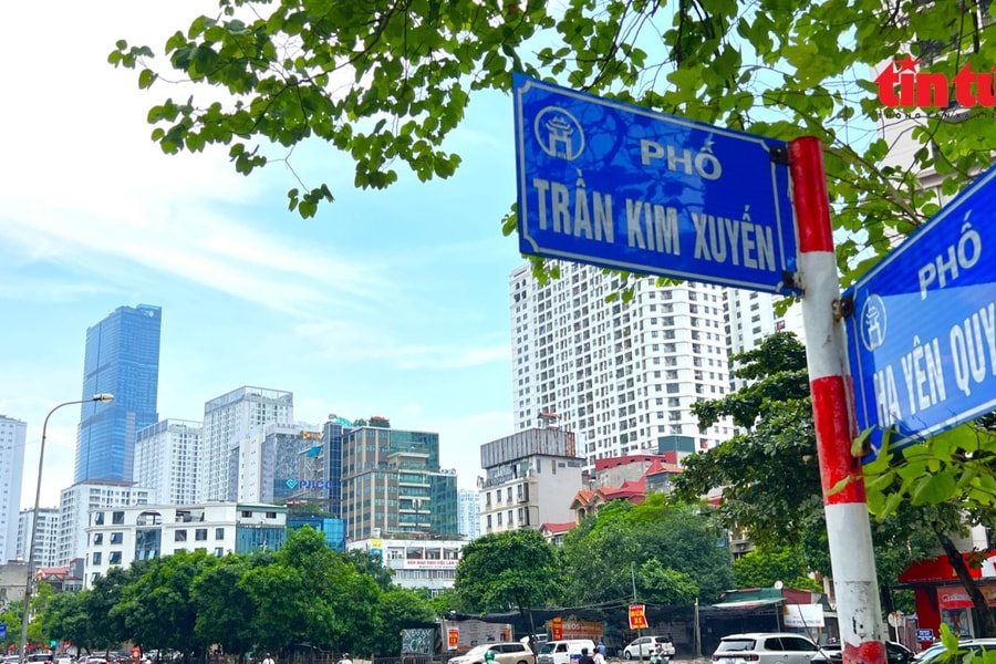 Ngắm con phố đầu tiên ở Hà Nội mang tên nhà báo, liệt sĩ Thông tấn xã Việt Nam