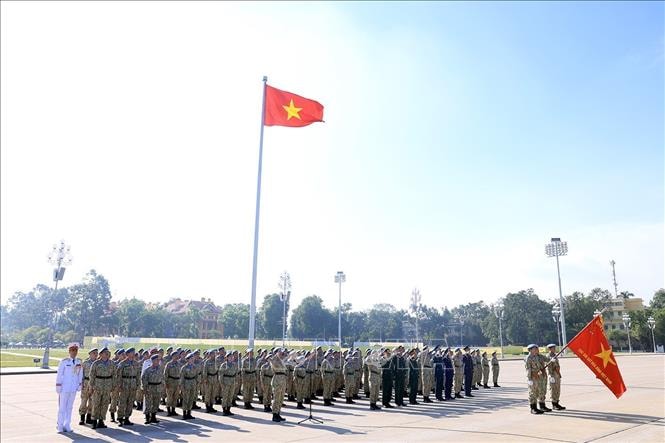 Đội Công binh số 4 sẵn sàng lên đường thực hiện nhiệm vụ gìn giữ hòa bình