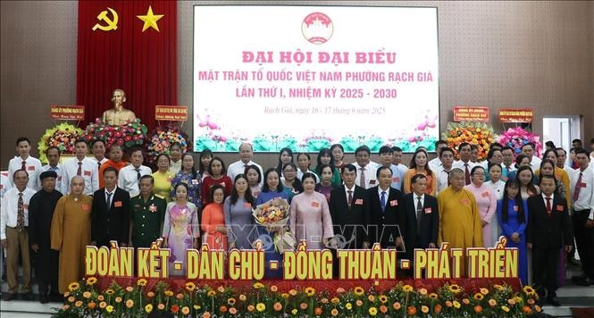 Đại hội MTTQ Việt Nam phường Rạch Giá: Giải quyết những vấn đề phát sinh ngay từ cơ sở
