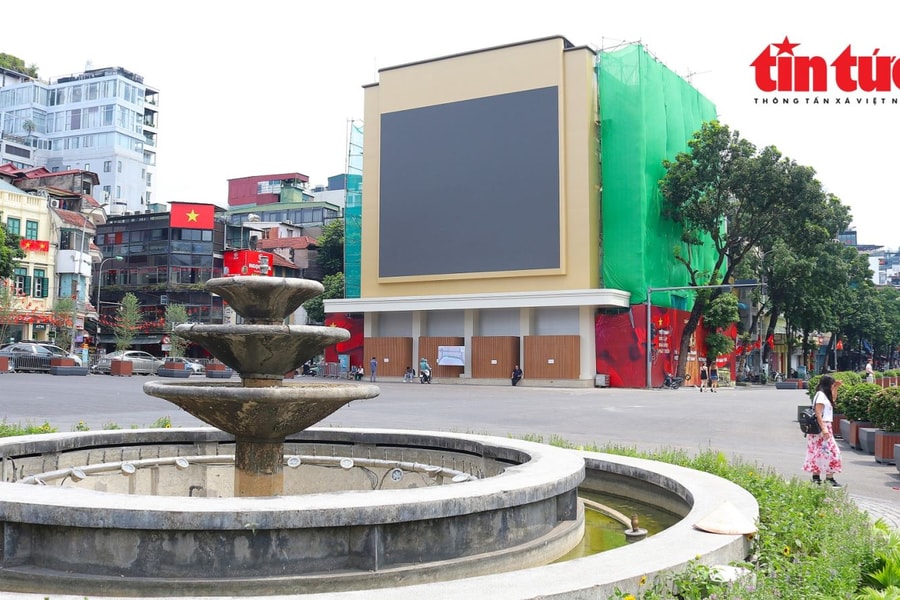Quảng trường Đông Kinh Nghĩa Thục ‘lột xác’ nhưng thiếu điểm nhấn độc đáo