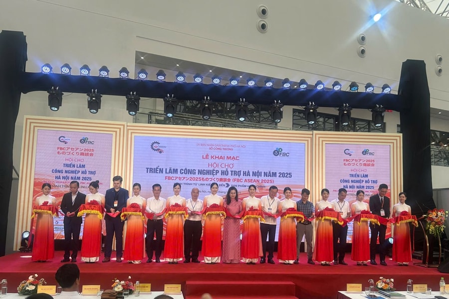 Khai mạc Hội chợ triển lãm Công nghiệp hỗ trợ Hà Nội năm 2025