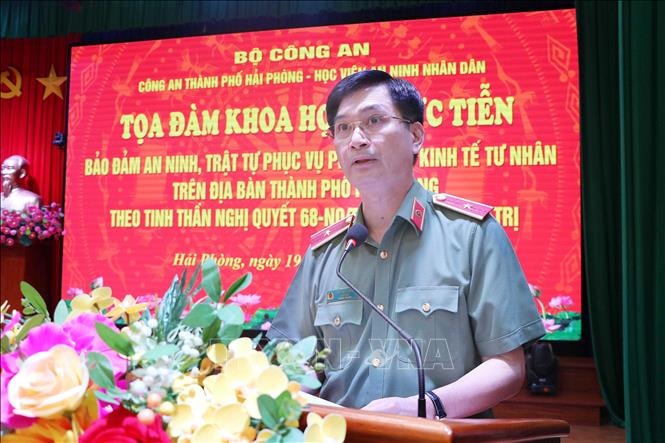 Hải Phòng: Bảo đảm an ninh, trật tự phục vụ phát triển kinh tế tư nhân