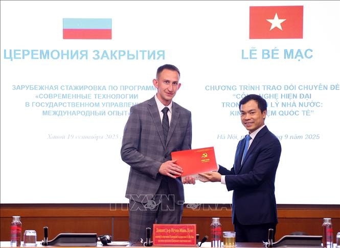 Bế mạc Chương trình nghiên cứu khảo sát, trao đổi chuyên đề với cán bộ trung, cao cấp của Liên bang Nga