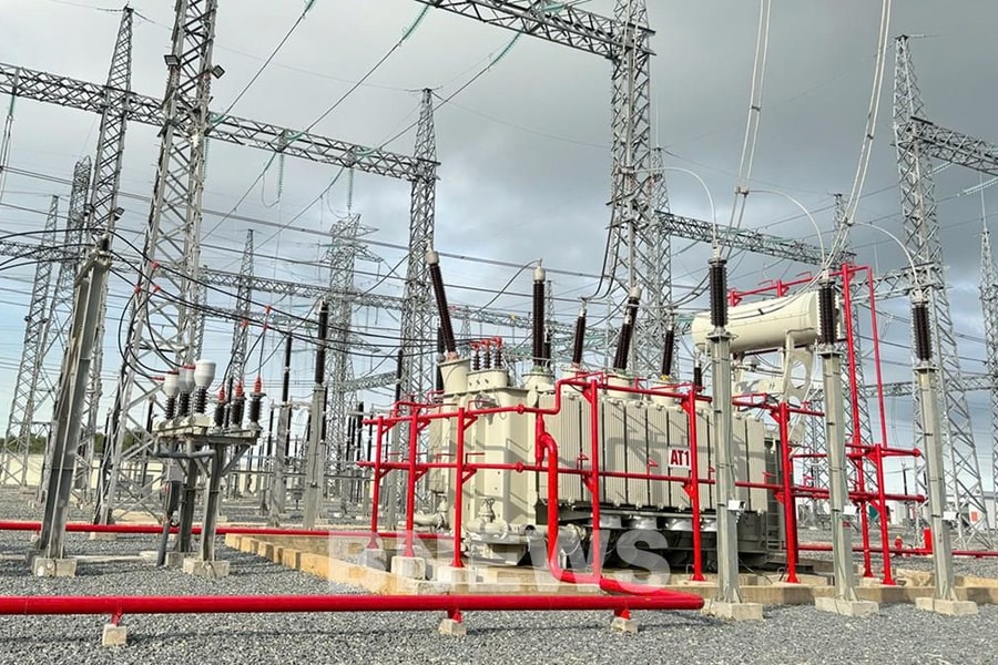 Đóng điện trạm biến áp 220kV Vũng Áng, sẵn sàng hòa lưới nguồn nhiệt điện