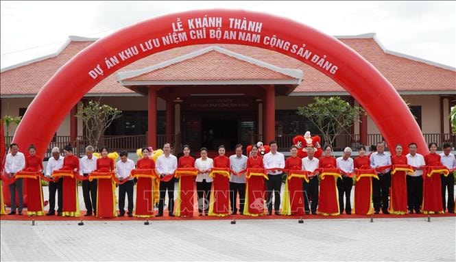 Khánh thành dự án Khu lưu niệm Chi bộ An Nam Cộng sản Đảng tại Đồng Tháp