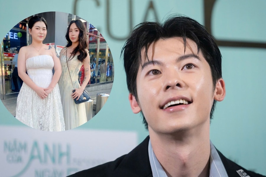 Fan Việt mặc váy cưới đi gặp Hứa Quang Hán