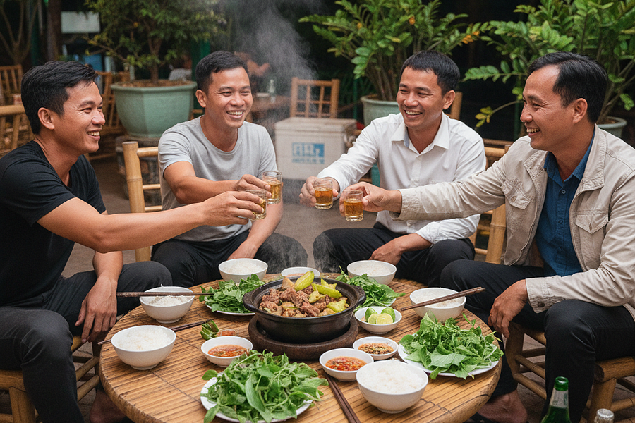 'Nồi chim trời om khế giá 500.000 đồng'