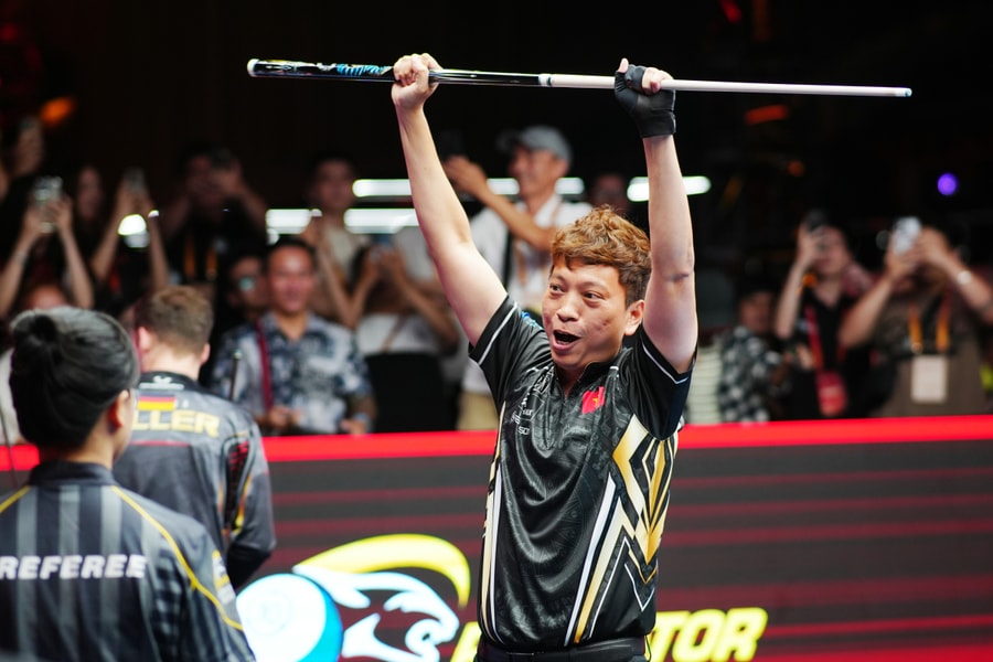 'Hoàng Sao' ngược dòng ngoạn mục ở giải billiards 10 bi VĐTG