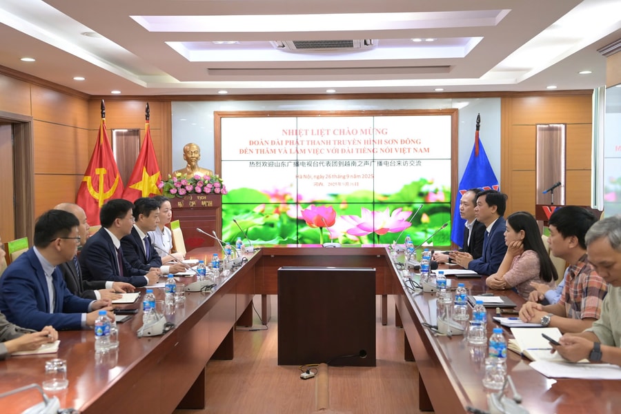 VOV tiếp đoàn truyền thông Vân Nam và Sơn Đông, đẩy mạnh hợp tác đa nền tảng