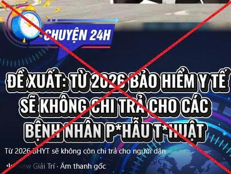 BHXH Việt Nam bác bỏ tin đồn cắt chi trả BHYT từ 2026