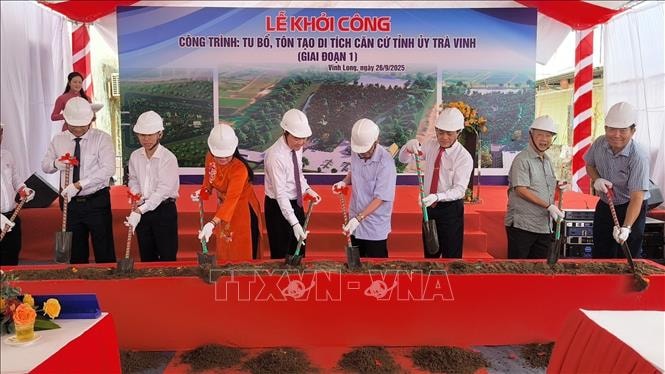 Khởi công tu bổ, tôn tạo di tích Căn cứ Tỉnh ủy Trà Vinh