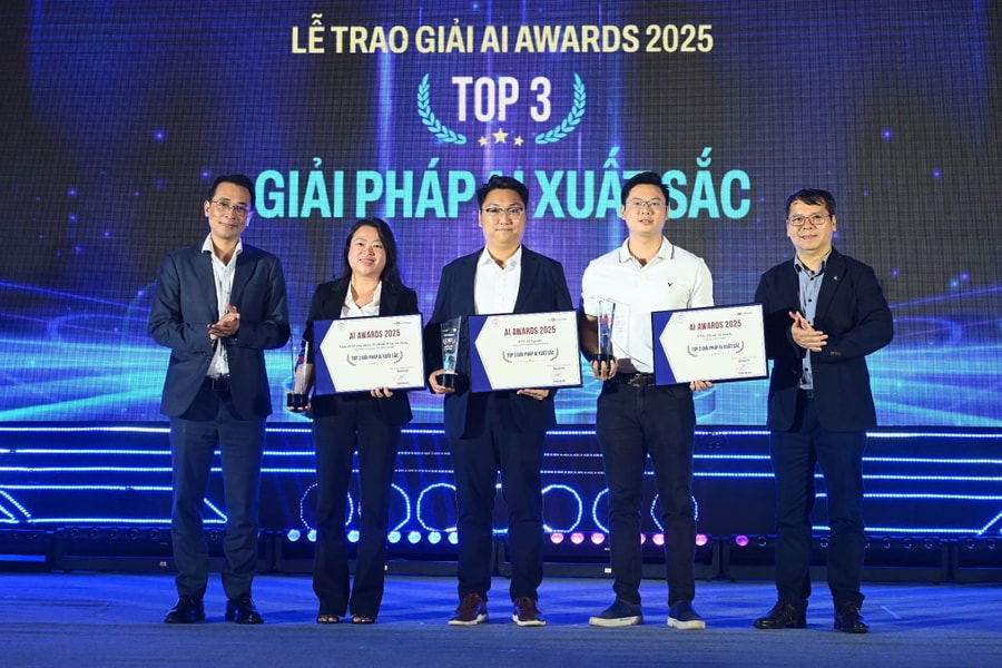 Ba giải pháp AI xuất sắc tại AI Awards 2025