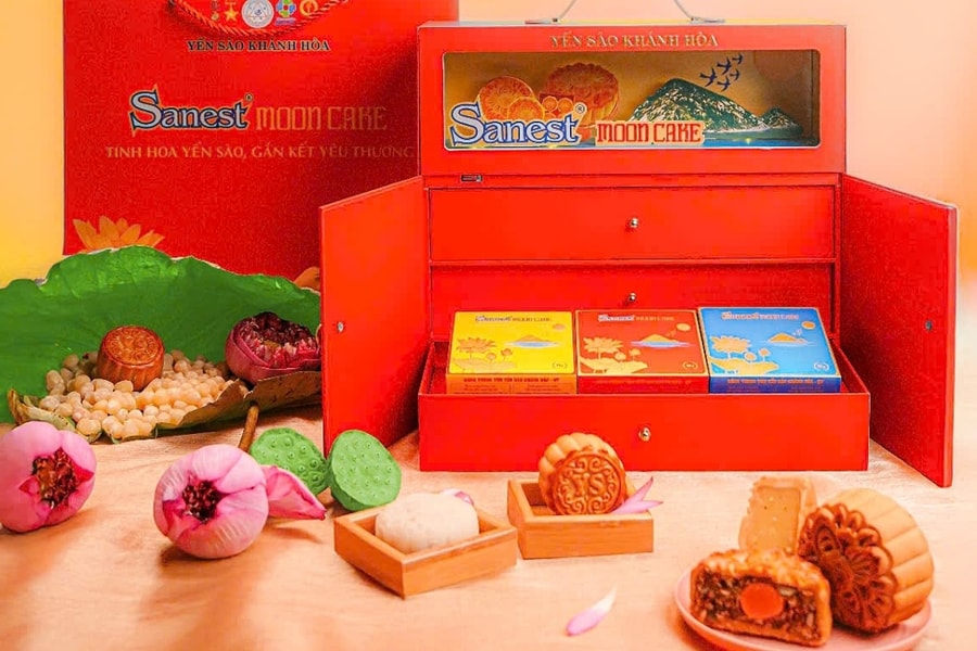 Bánh trung thu Sanest Mooncake phiên bản mới với 9 loại nhân