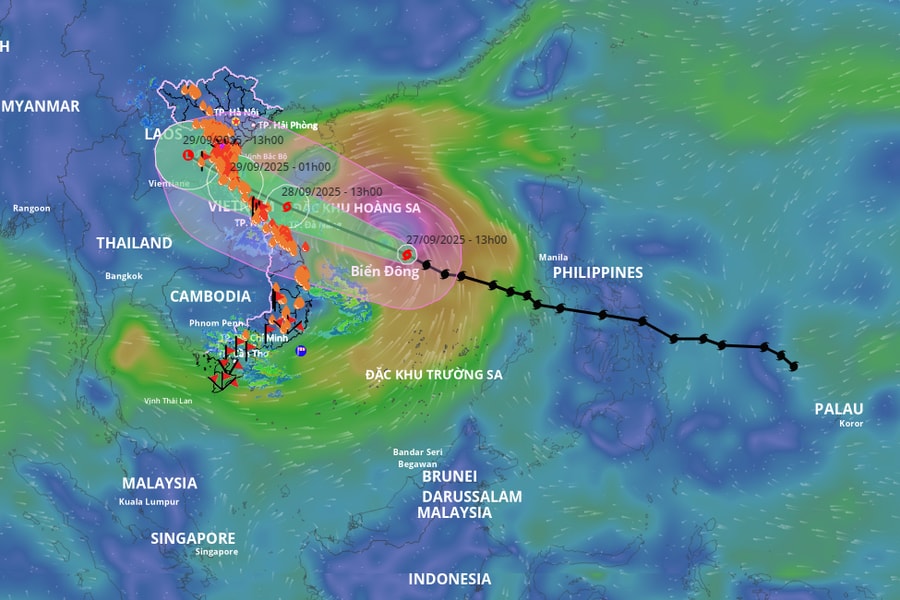 Vì sao bão Bualoi đi nhanh bất thường?