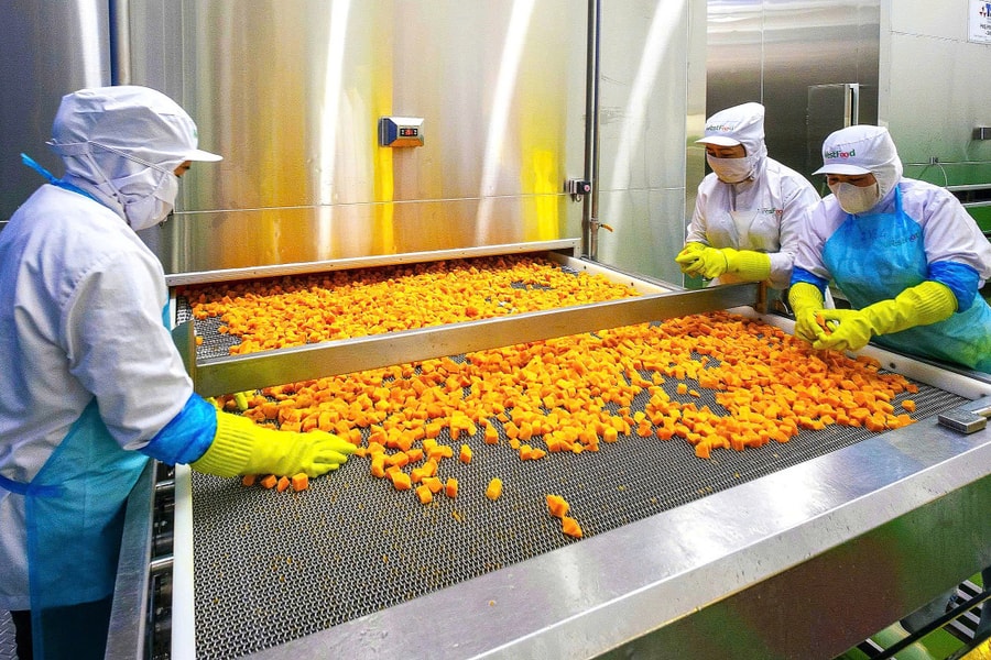 Xuất khẩu rau quả chế biến vượt tỷ USD