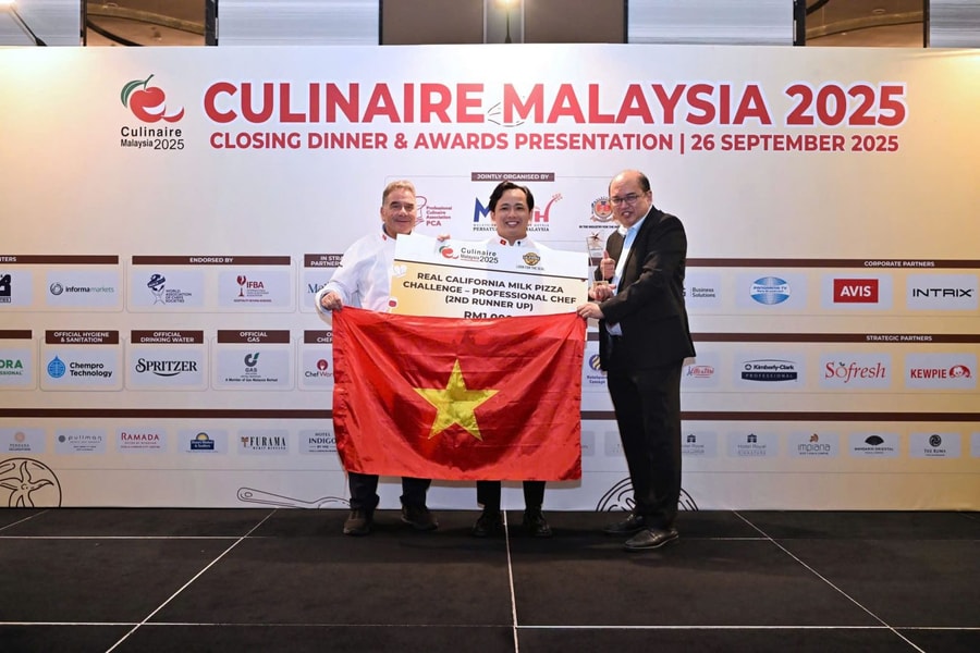 Đầu bếp Việt giành huy chương Vàng tại cuộc thi Culinaire Malaysia 2025