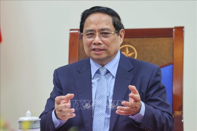 Thủ tướng Phạm Minh Chính điện đàm với Thủ tướng Đức Friedrich Merz