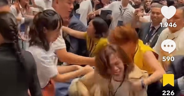 Clip "cướp" phiếu đặt cọc căn hộ: Người phụ nữ áo vàng lên tiếng