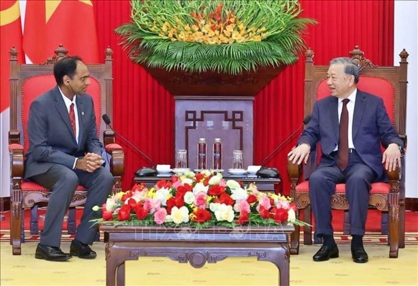 Tổng Bí thư Tô Lâm tiếp Chủ tịch Tập đoàn Marvell toàn cầu