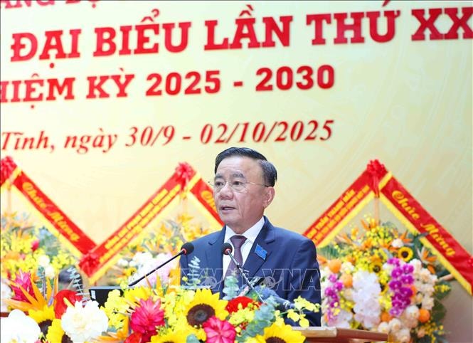 Khai mạc phiên chính thức Đại hội đại biểu Đảng bộ tỉnh Hà Tĩnh lần thứ XX