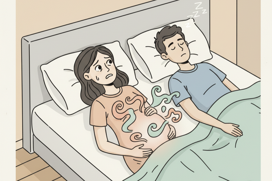 Suốt thai kỳ, tôi chỉ muốn gần gũi chồng