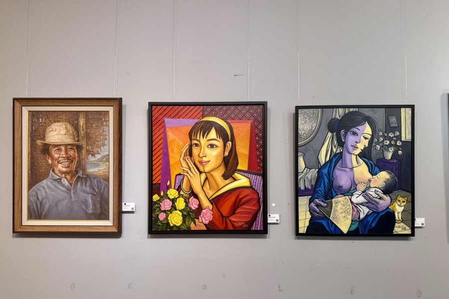 Sáu họa sĩ với sáu phong cách khác biệt gặp nhau trong 'Bức sóng'