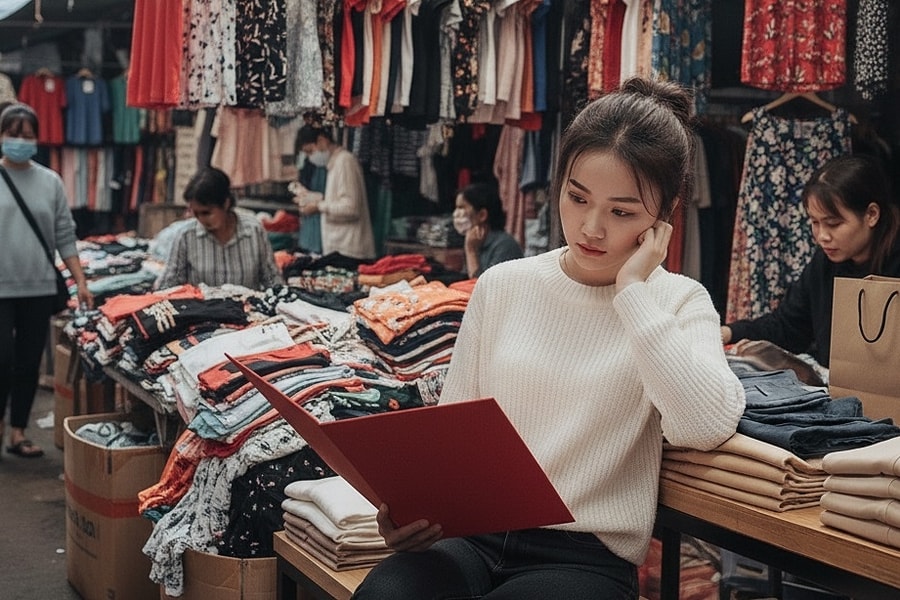 Về quê bán quần áo sau bốn năm đại học