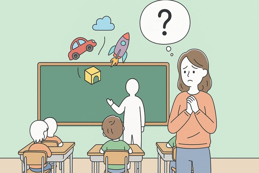 Lo lắng vì con 4 tuổi không chú ý nghe cô giảng, hay làm việc riêng