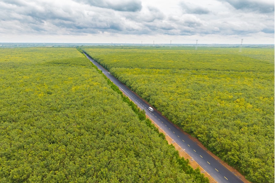 Ngắm cung đường Hồ Chí Minh nhìn từ trên cao