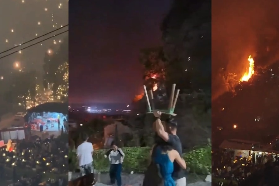 Khán giả tháo chạy khi drone rơi như “mưa lửa” trong lễ hội ở Trung Quốc
