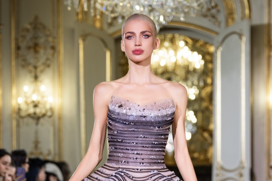 NTK Việt giới thiệu đầm cảm hứng Á Đông ở Paris