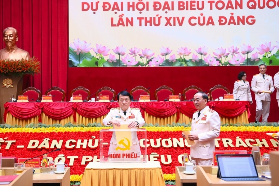 Công an có 34 người dự Đại hội Đảng lần thứ 14