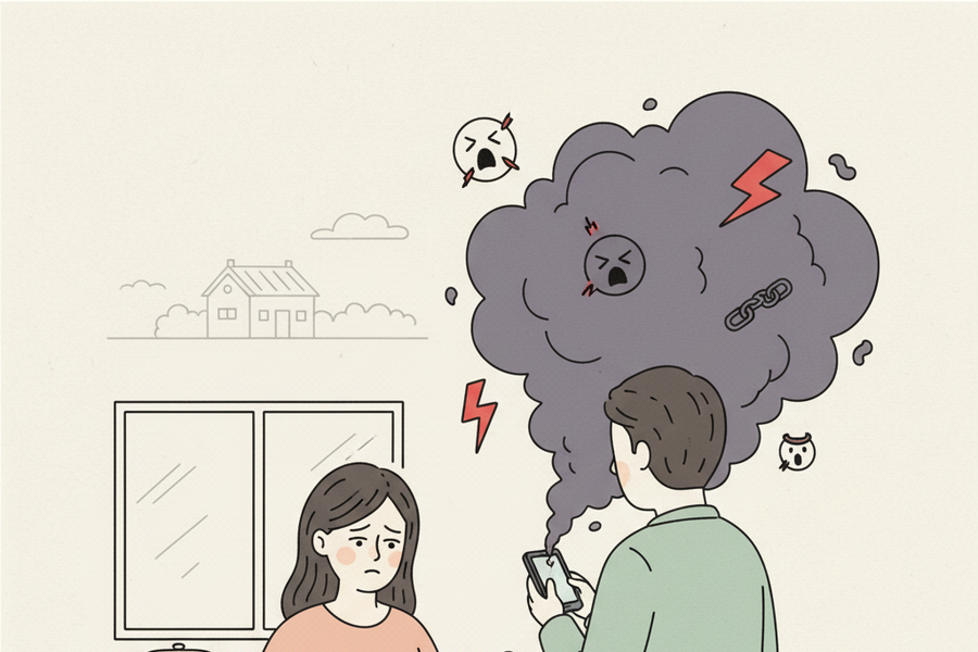 Bố mẹ chồng cãi nhau, chồng tôi lại về 'đá thúng đụng nia' với vợ