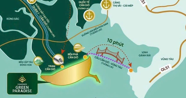 Vingroup đề xuất làm đường vượt biển nối Cần Giờ - Vũng Tàu