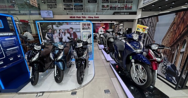 Giá xe máy tăng đáng kể