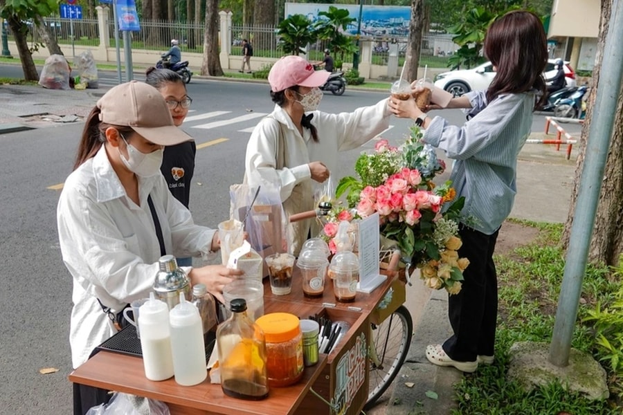 Thử thách khởi nghiệp với xe cà phê lưu động