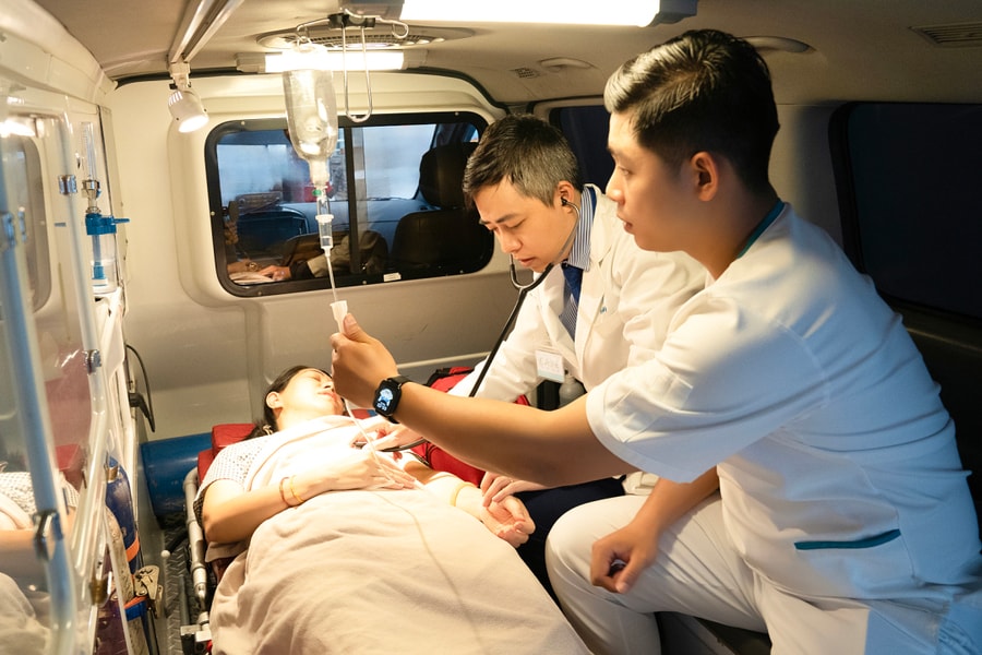 Bệnh viện Hoàn Mỹ Sài Gòn đón bệnh nhân cấp cứu tại nhà