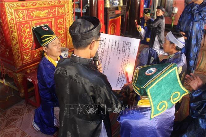 Đặc sắc Lễ tế thu ở đình làng Tú Luông