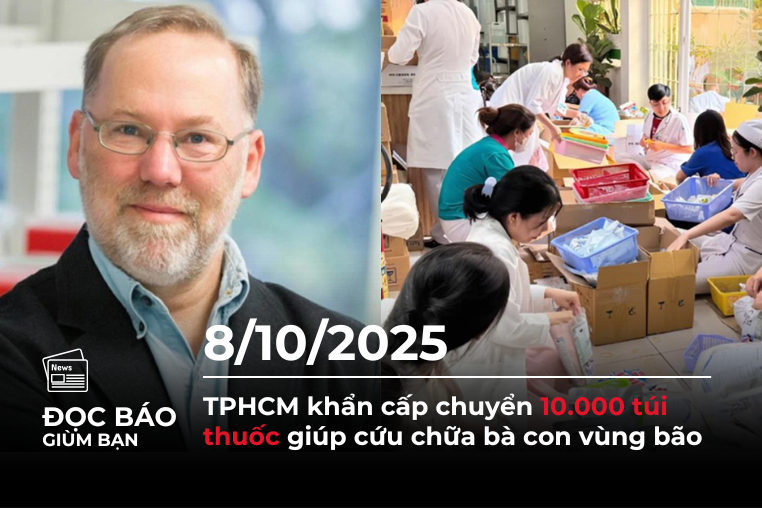 TP.HCM khẩn cấp chuyển 10.000 túi thuốc giúp cứu chữa bà con vùng bão. Hy vọng mới cho phụ nữ hiếm muộn