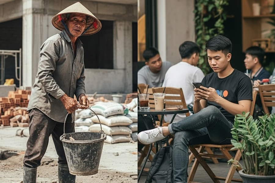 Trả ngày công 400 nghìn vẫn không tuyển được thanh niên làm phụ hồ