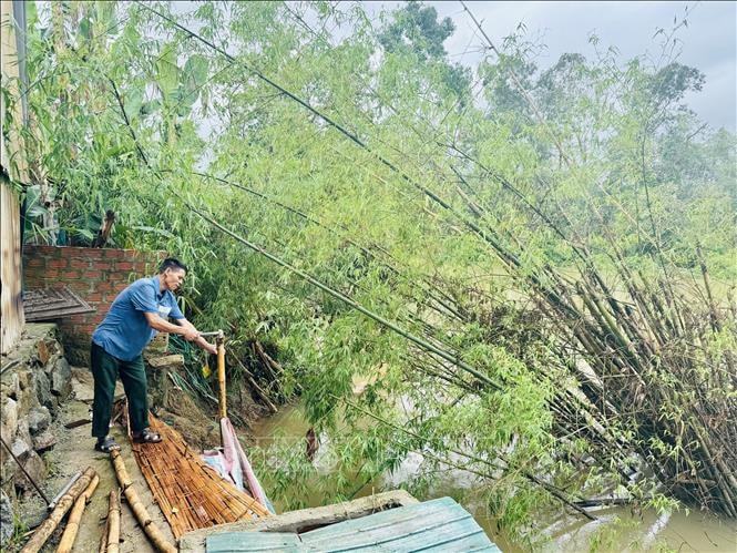 Người dân Cẩm Duệ sống bất an bên bờ sông sạt lở