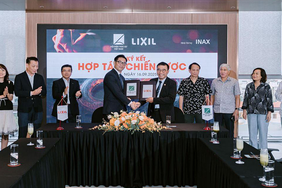 Lixil và Hội kiến trúc sư ký kết hợp tác chiến lược
