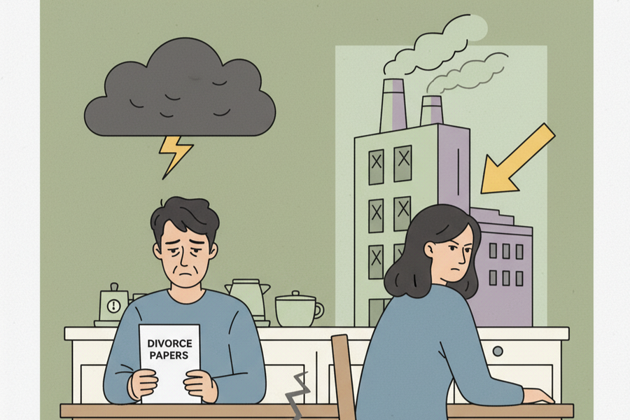 Nếu vợ đi làm lại chỗ cũ, tôi sẽ nộp đơn ly dị