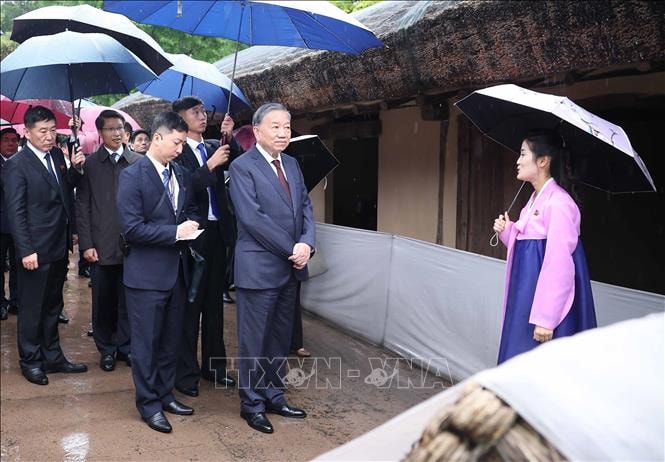 Tổng Bí thư Tô Lâm thăm quê hương của Chủ tịch Kim Nhật Thành