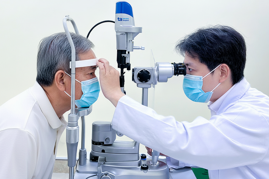 Chảy nước mắt sống do hẹp lệ đạo