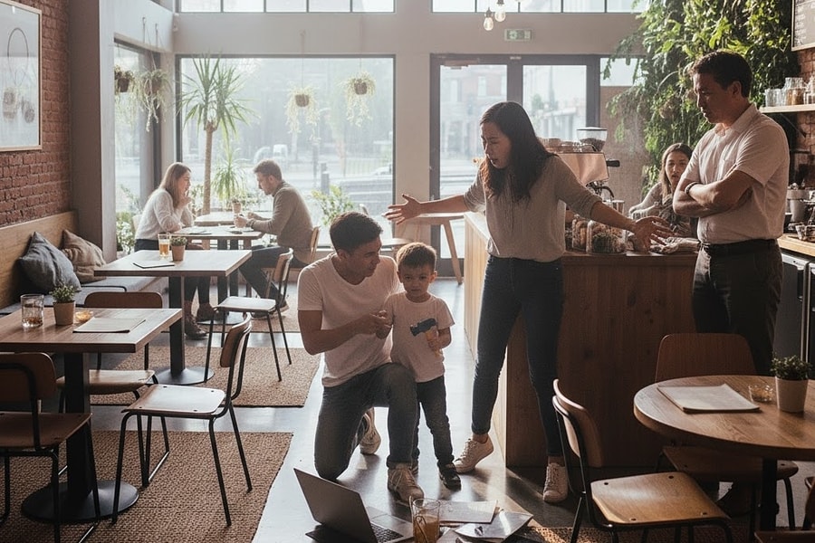 Tôi quyết bắt đền vì bé 8 tuổi làm vỡ laptop 40 triệu trong quán cà phê